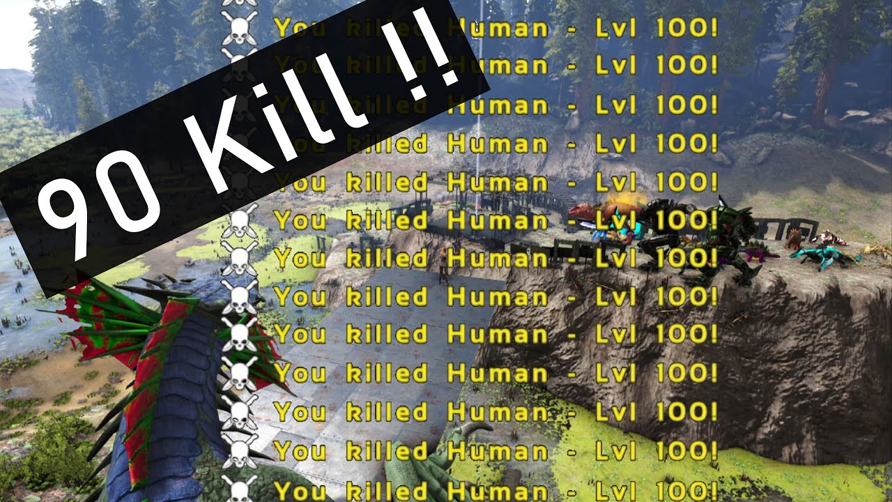 90 kills in one raid | Raiding Island Swamp & Ice Cave  [ PS5 ARK Official PvP]