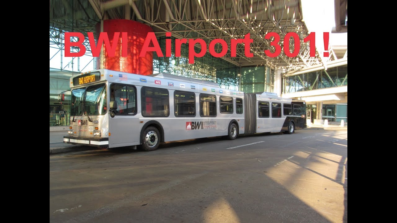 NeoplanDude | BWI Airport 2002 New Flyer D60LF #301 On The Rental Facility Shuttle!