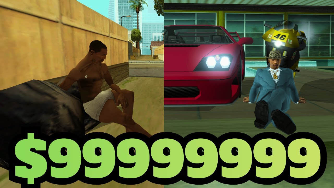 FICANDO RICO NO INICIO DE GTA SAN ANDREAS