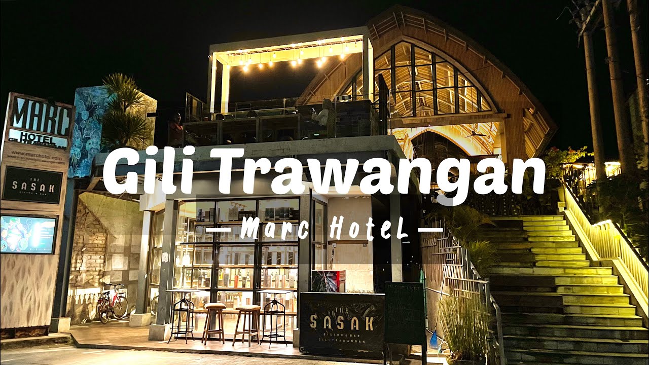 Living On a Luxurious Lombok Traditional House in Marc Hotel Gili Trawangan