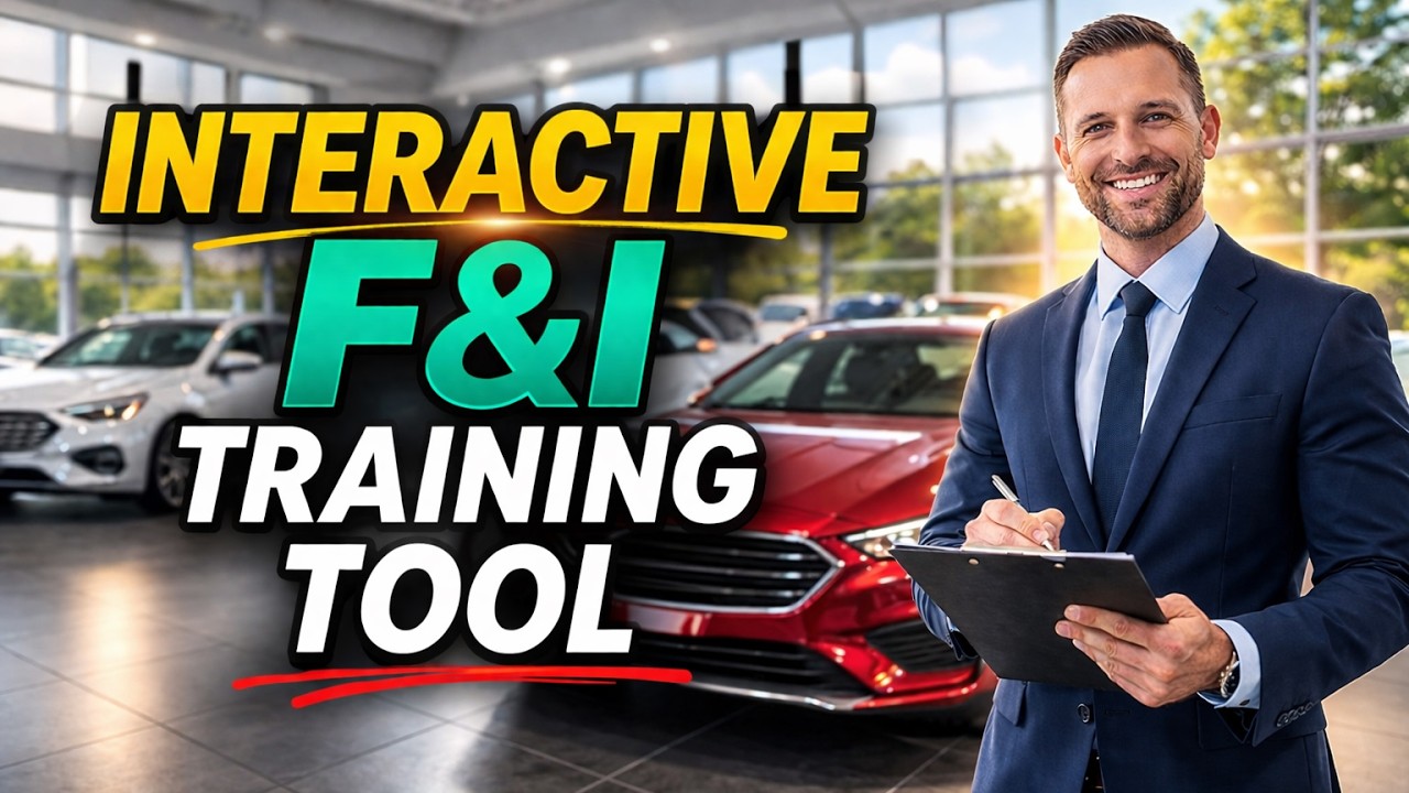 Auto Sales to F&I Manager - Training salespeople into F&I Managers