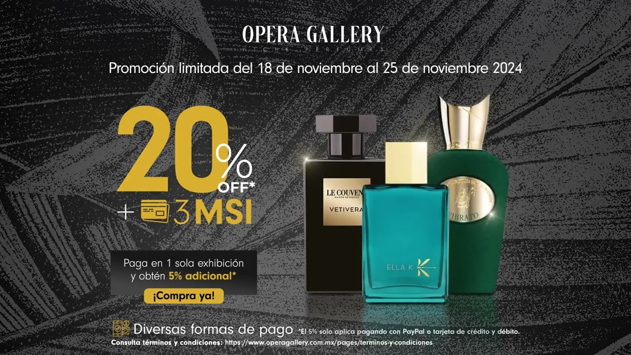 Ofertas en Perfumes de Nicho con Opera Gallery