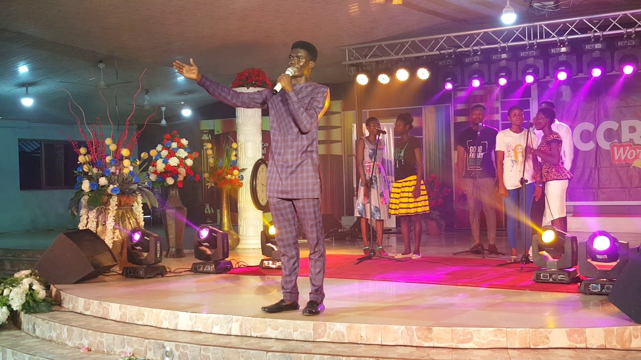 Min. Emmanuel Akimi  worships at Accra Worship 2019