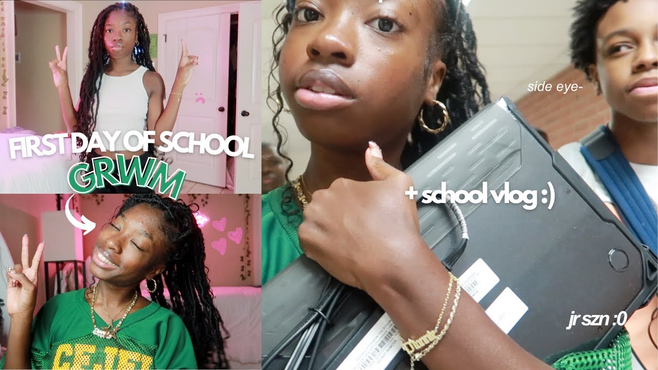 FIRST DAY OF HIGH SCHOOL GRWM + HIGH SCHOOL VLOG 2023 *very.. funny