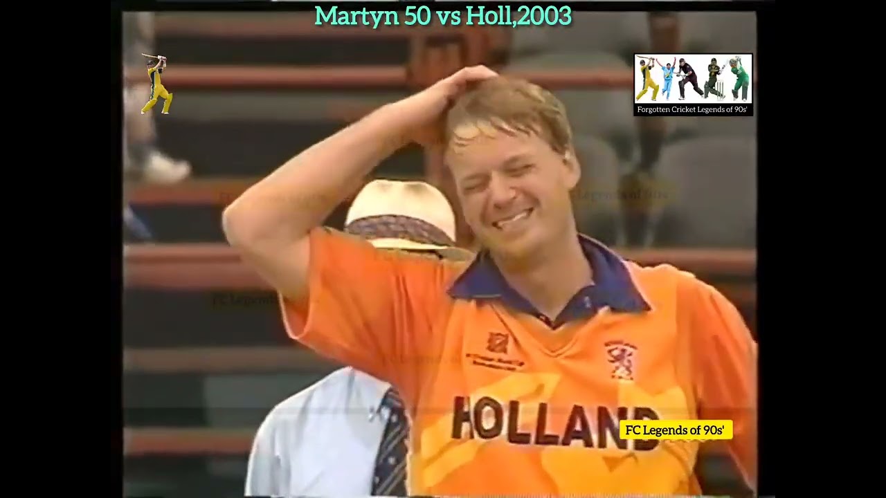 Damien Martyn World Cup 50 vs Holland 2003 World Cup