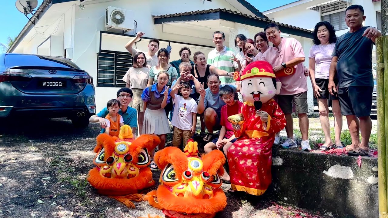 龙年2024 vlog 团年饭 拜年 舞狮 拜天公 元宵节 @vannessfan
