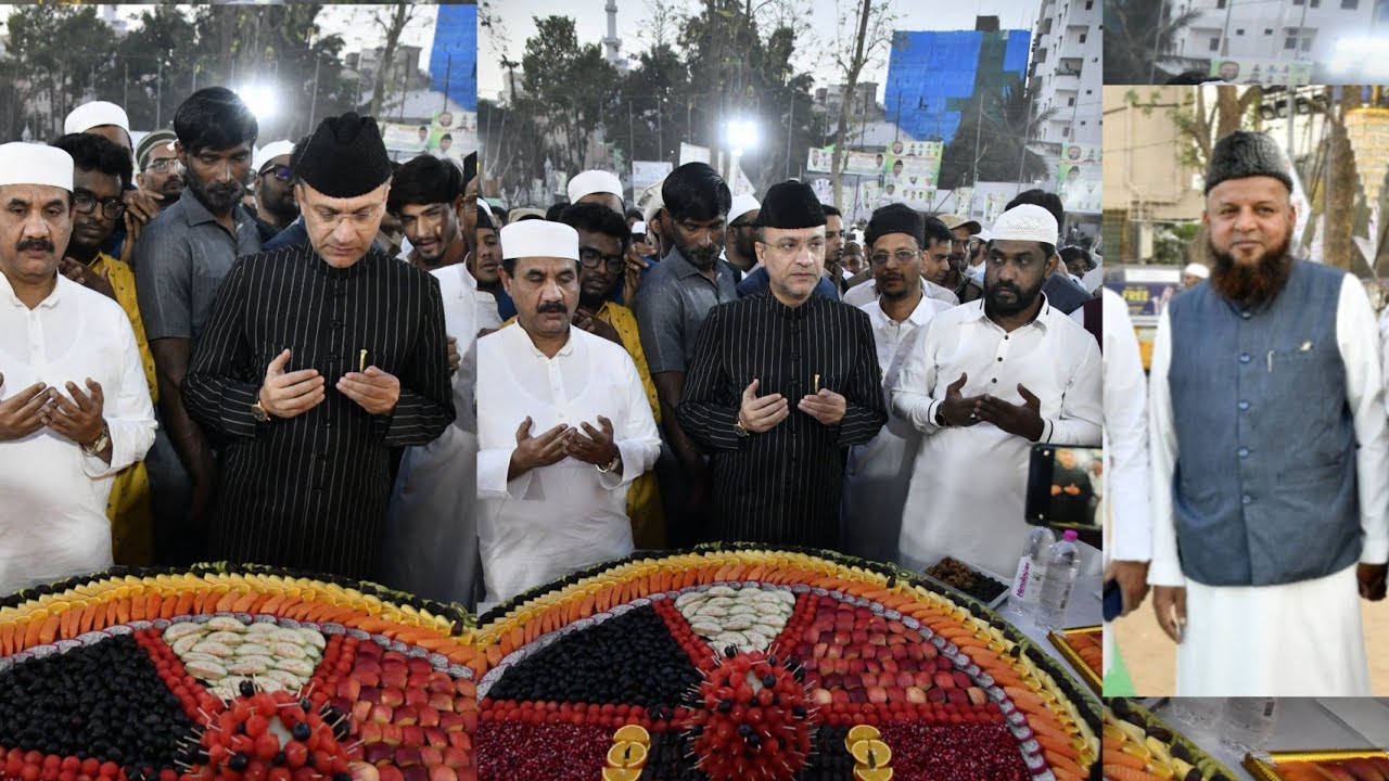 #Ramadan #Iftar @shaikpet with @AkberuddinOwaisi, Tolichowki Corporator Rasheed Faraz @TheStyleNews 