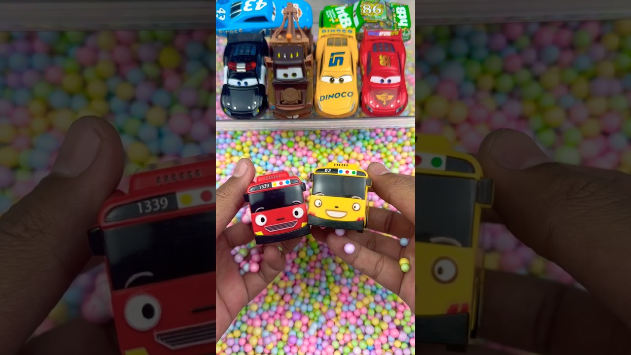 Unboxing & Review Toys - Gani, Lani & Tayo The Little Bus &bull; McQueen Cars