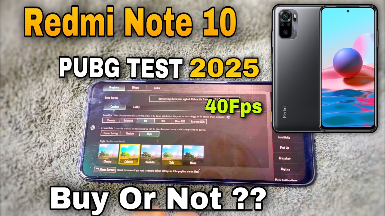 Redmi Note 10 Pubg Test 2025 !!😍🤯 | Buy Or Not ? | Redmi Note 10 Pubg Fps Test | Battery & Gyro Test