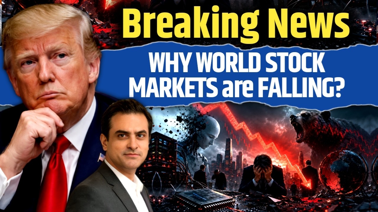 Breaking News: WHY WORLD STOCK MARKETS are FALLING? | CWSJ-3506 | Sumeet Jain