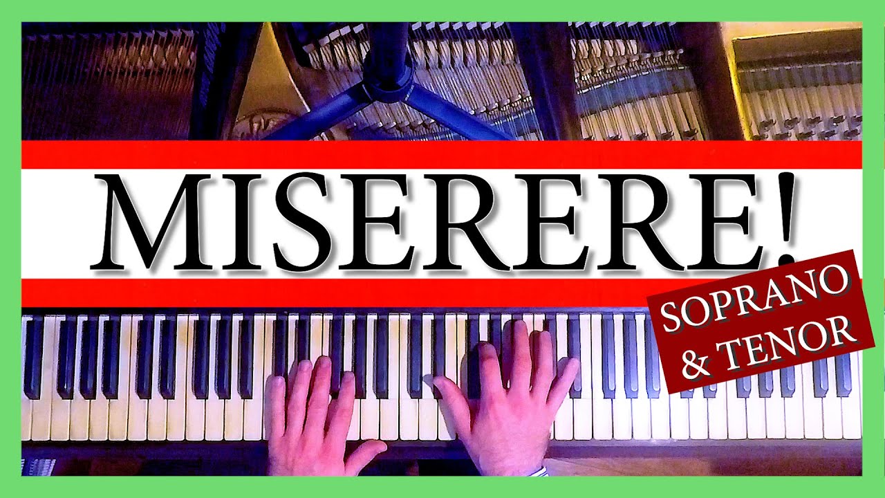 MISERERE KaraOKe 🎭 IL TROVATORE 🎭 Giuseppe VERDI 🎙 Leonora & Manrico 🔉Piano Accompaniment