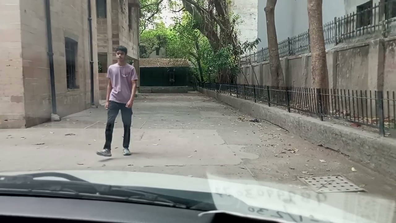 Driving car in my space after 3 days of practice in the same space 