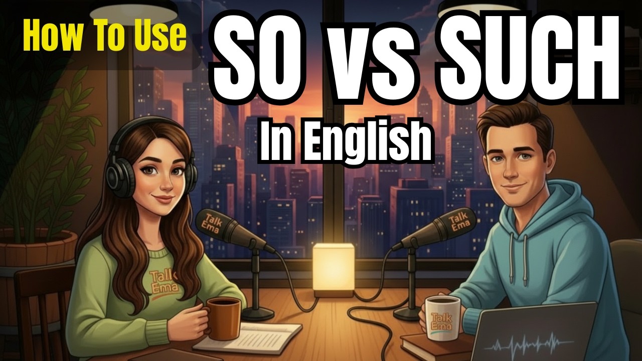 How to Use SO vs SUCH in Everyday | Easy English Conversation Practice