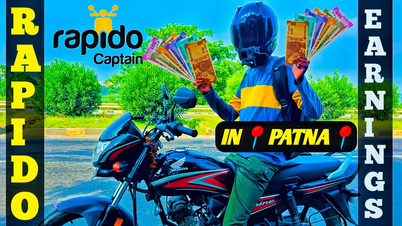 Rapido Bike Taxi Part Time Job | 5 AM to 8 AM Morning Ride | Rapido Bike Earnings in 3 Hours