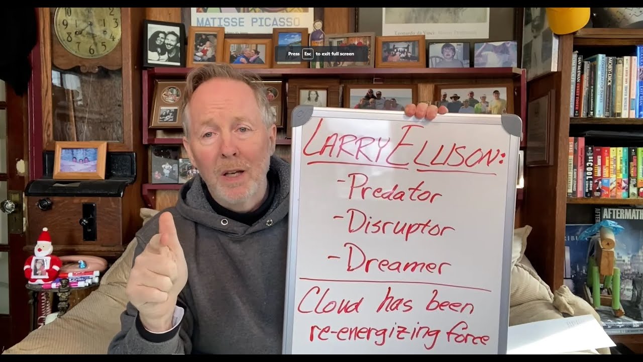 Cloud Wars Minute: Larry Ellison Takes On SAP, Amazon, and Healthcare System Weakness