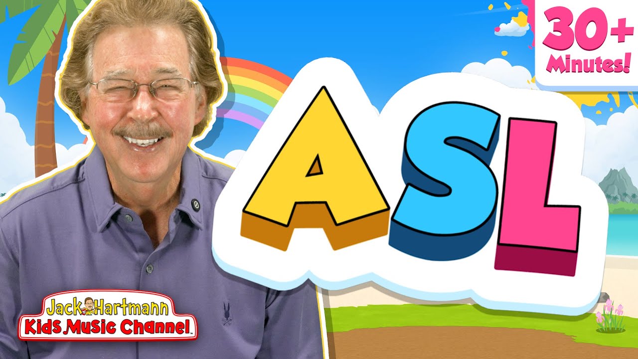 American Sign Language for Kids! | Educational ASL Songs for Kids | Jack Hartmann