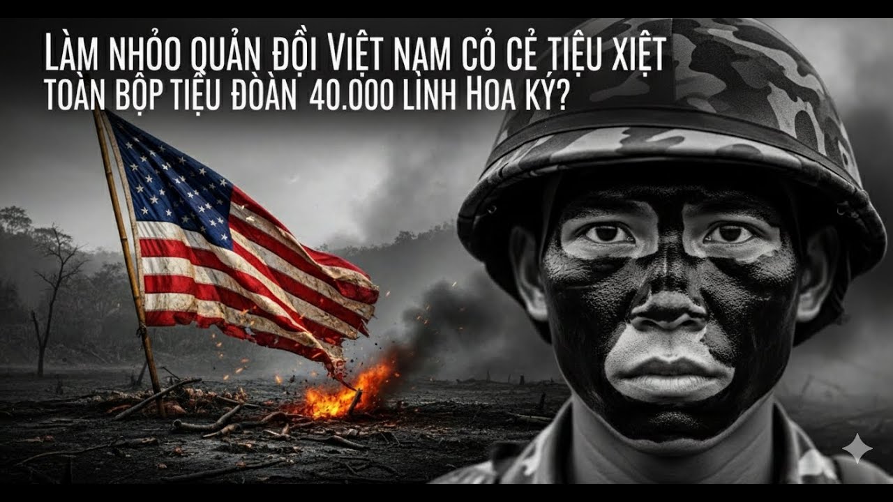 Tiểu đoàn 40.000 binh sĩ Hoa Kỳ đã bị biệt kích Việt Nam tàn sát dã man như thế nào?
