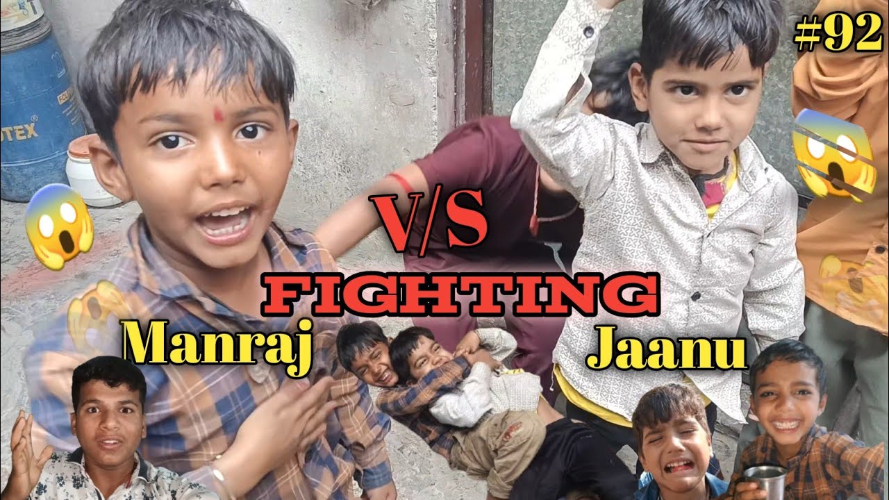 Manraj v/s Jaanu fighting vlog 😱 