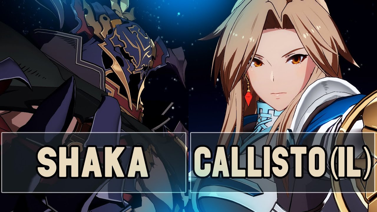 GBVS: Shaka (Vaseraga) Vs Callisto (IL) (Katalina) | High Level Gameplay.