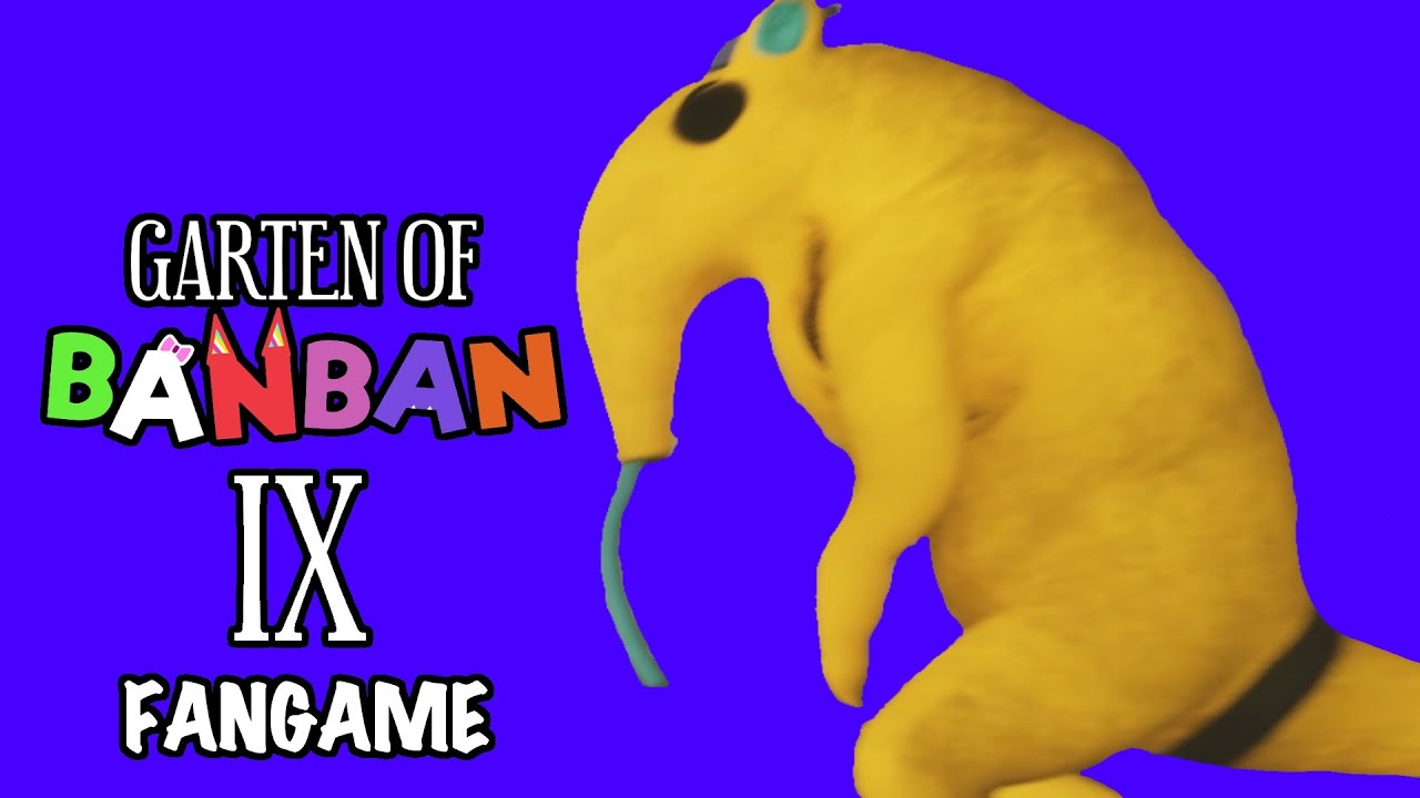 Garten of Banban 9 Fangame - Full Gameplay + Jumpscares (NEW BANBAN FANGAME) | Mascot Horror