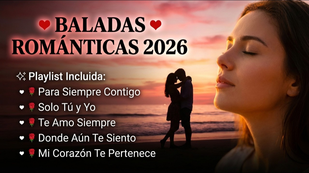 Baladas Románticas 2026 ❤️ Las Mejores Canciones de Amor para Dedicar
