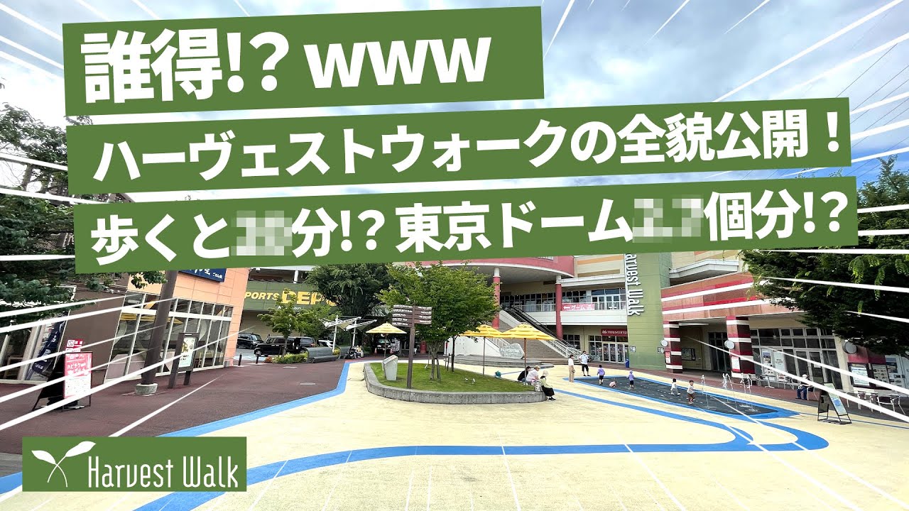 ハーヴェストウォークの全貌をご紹介！！