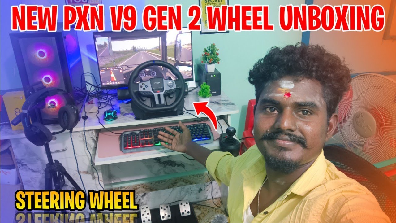 New Streeing Wheel Unboxing Tamil | Pxn V9 Gen 2 Streeing Wheel | Best Racing Wheel Under 15000