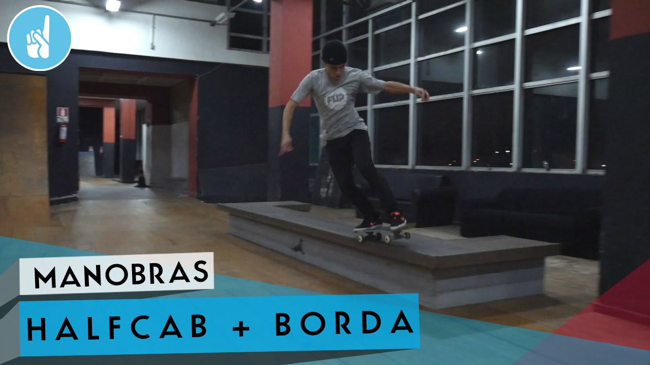 Como mandar manobras de borda entrando de halfcab | sobreskate