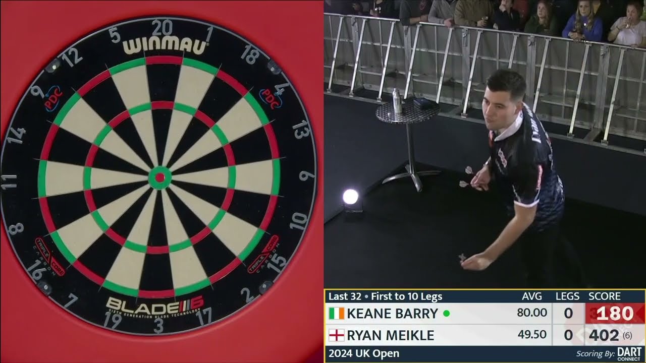 Keane Barry vs Ryan Meikle | UK Open 2024 | PDC Darts Full Match Replay