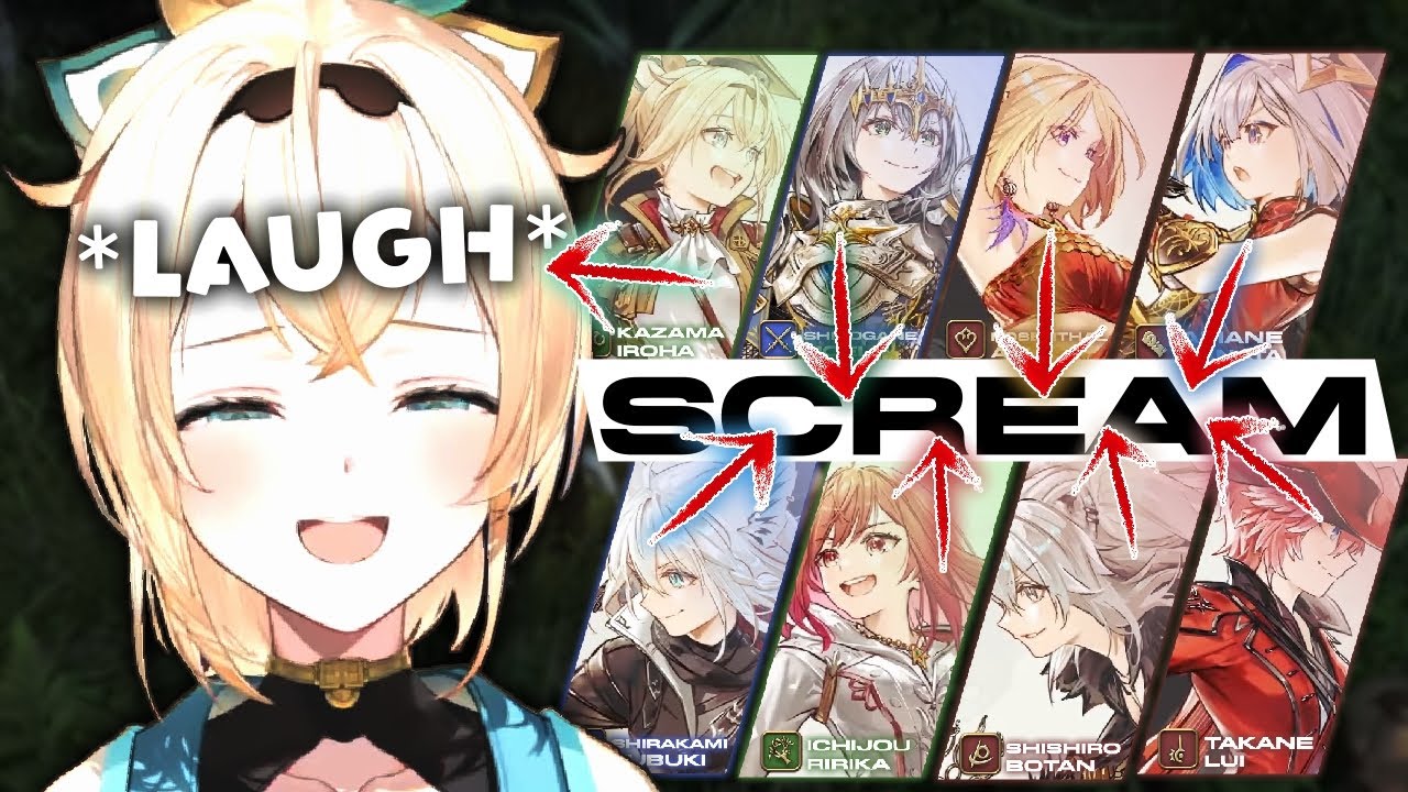 Holomems (screams) = Gozaru (laughs) -  DAY1 of HOLOXIV [Kazama Iroha / Hololive]