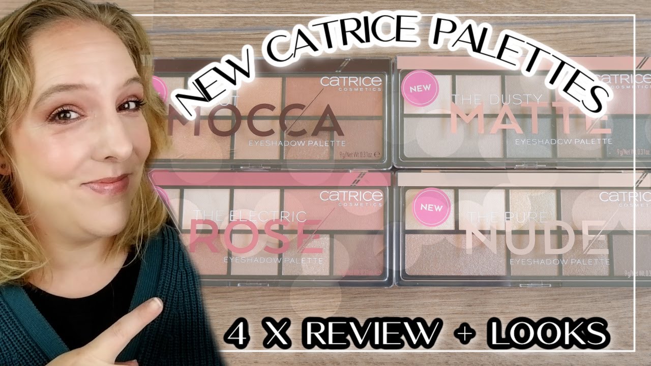NEW CATRICE PALETTE REVIEW // The Dusty Matte, The Pure Nude, The Electric Rose, The Hot Mocca