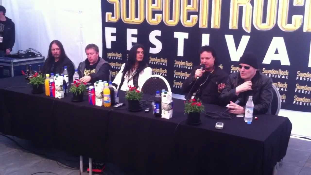 Пресс-конференция King Diamond - SwedenRock, 8 июня 2012 г.