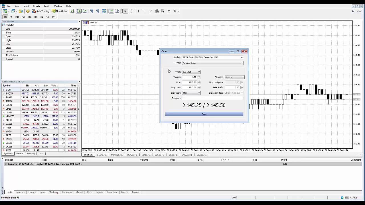 MetaTrader5 | MT5 | Placing Orders