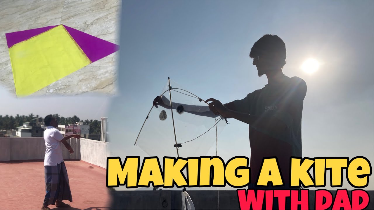 Make a pattam (kite) with dad❤️ | back to 90’s | JT-Tamil | Homies❤️