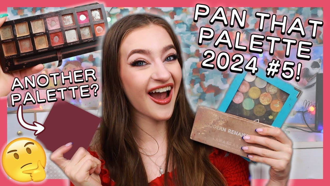 PAN THAT PALETTE 2024 #5!! (1 новый оттенок и 1 новая палетка!!!) #panthatpalette #projectpan #ey...