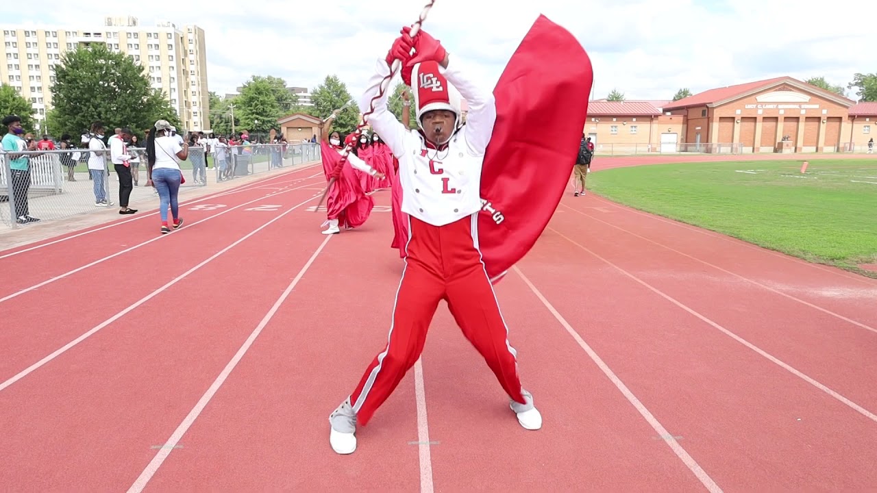 Lucy C Laney High School Marching Band Marching in Homecoming 2021