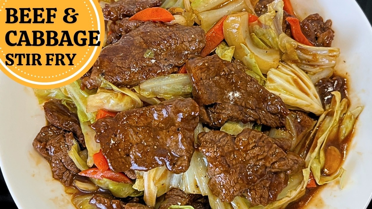 Beef and Cabbage Stir Fry Recipe｜So Tender and Juicy Beef｜Beef Stir Fry With Vegetables