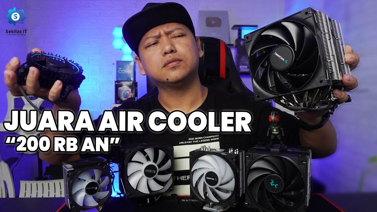 Juara Baru PALING DINGIN AirCooler 200rb an Ft Deepcool AG400 AG620 dan AK620