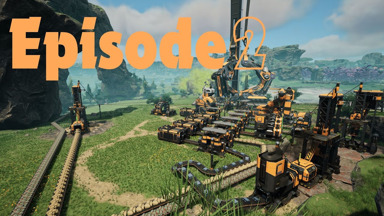 Satisfactory 1.0 | Episode 2 - Conquering Tiers 1 & 2 + Space Elevator & Exploration!