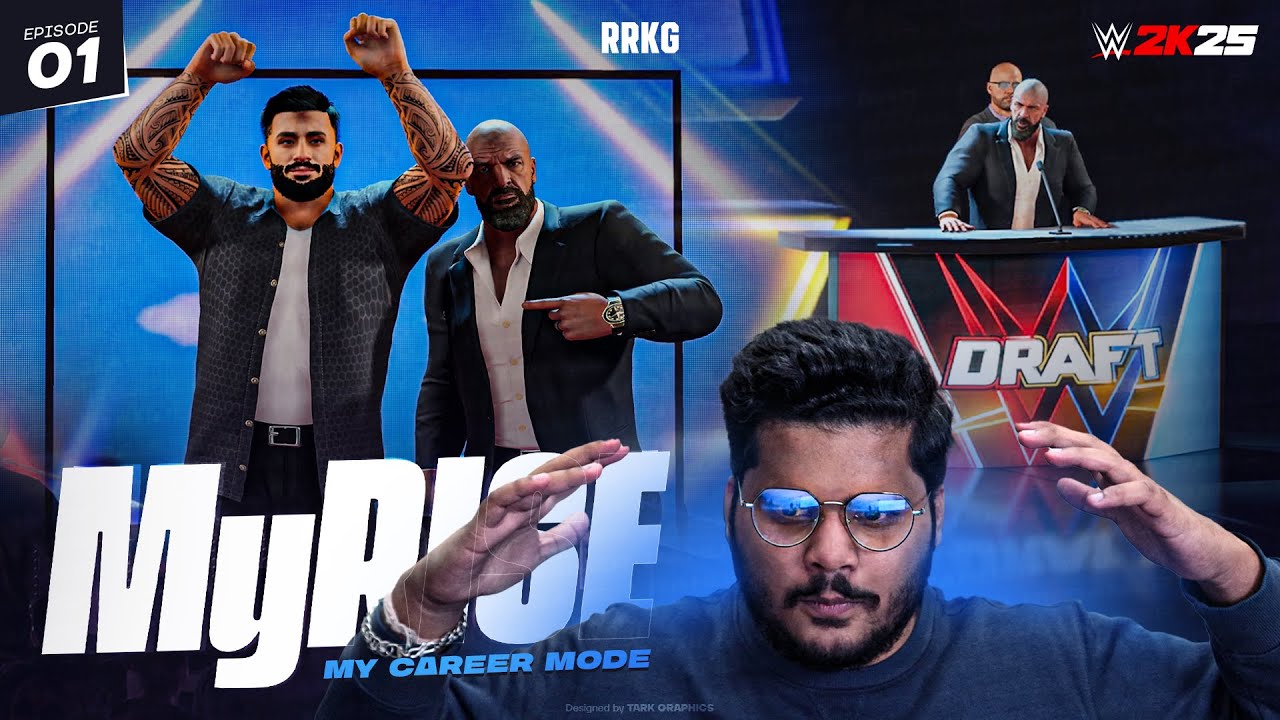 WWE 2K25 My Career Mode: I am the 1st Draft Pick! - The Start of an Era! - RahulRKGamer 2.0