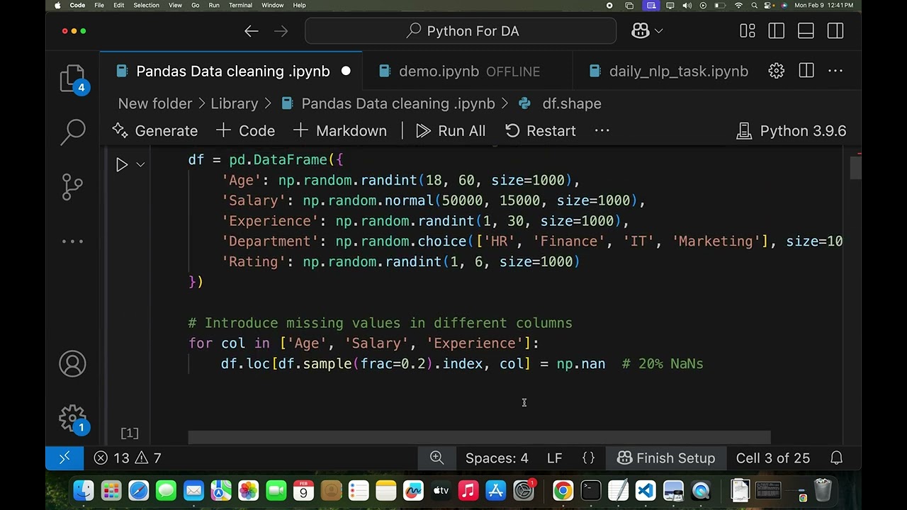 Lecture - 23 | EDA - 5 | Data Cleaning in Python | NMD PVT LTD