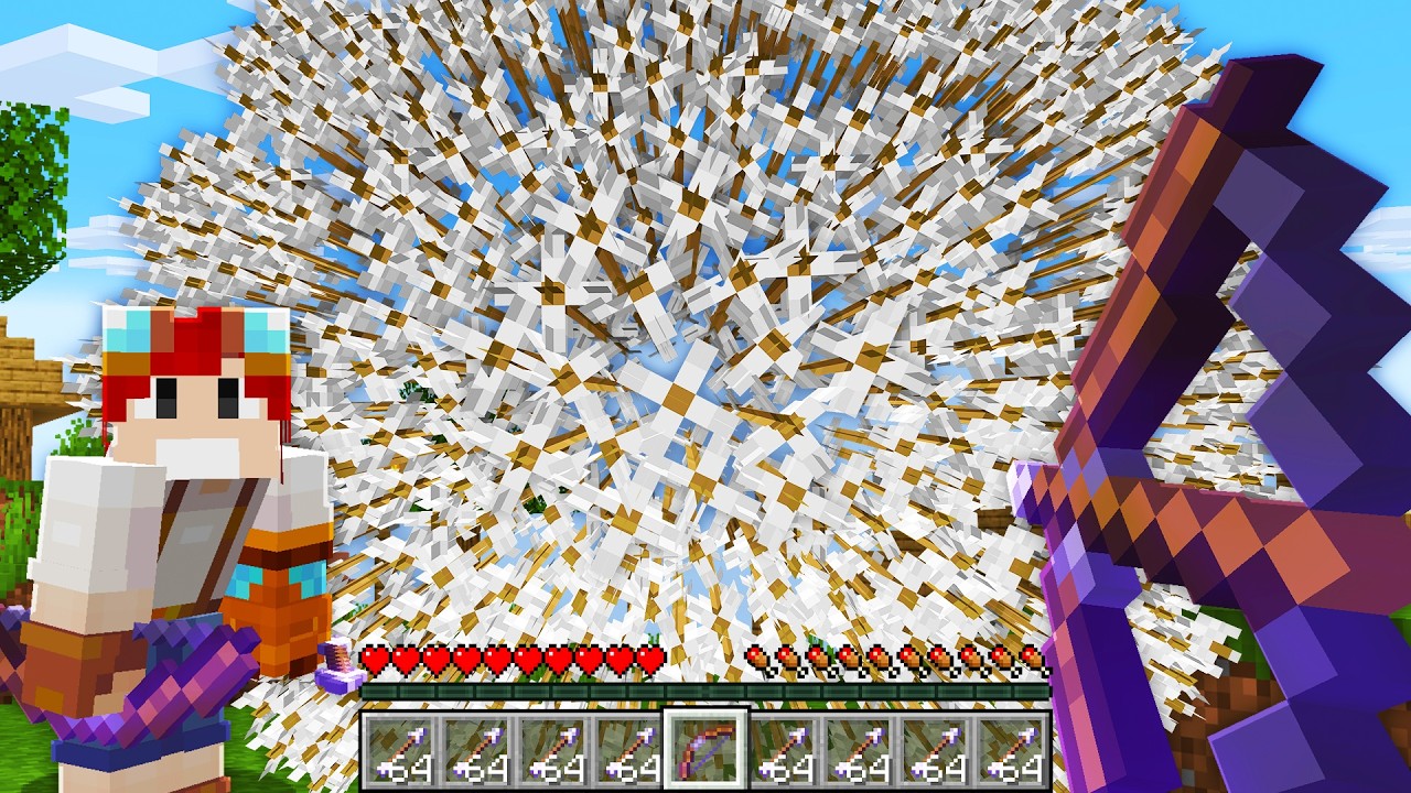 minecraft com ENCANTAMENTOS LEVEL 1.000.000