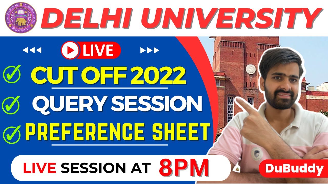 Delhi University (DU) CSAS Portal Registration 2023 free query session.