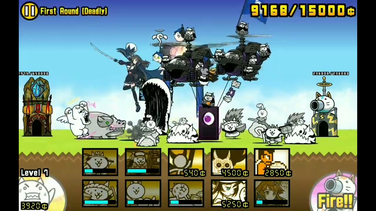 The Battle Cats HOW TO: get 20 cats eyes every week with proving grounds. NO battle items