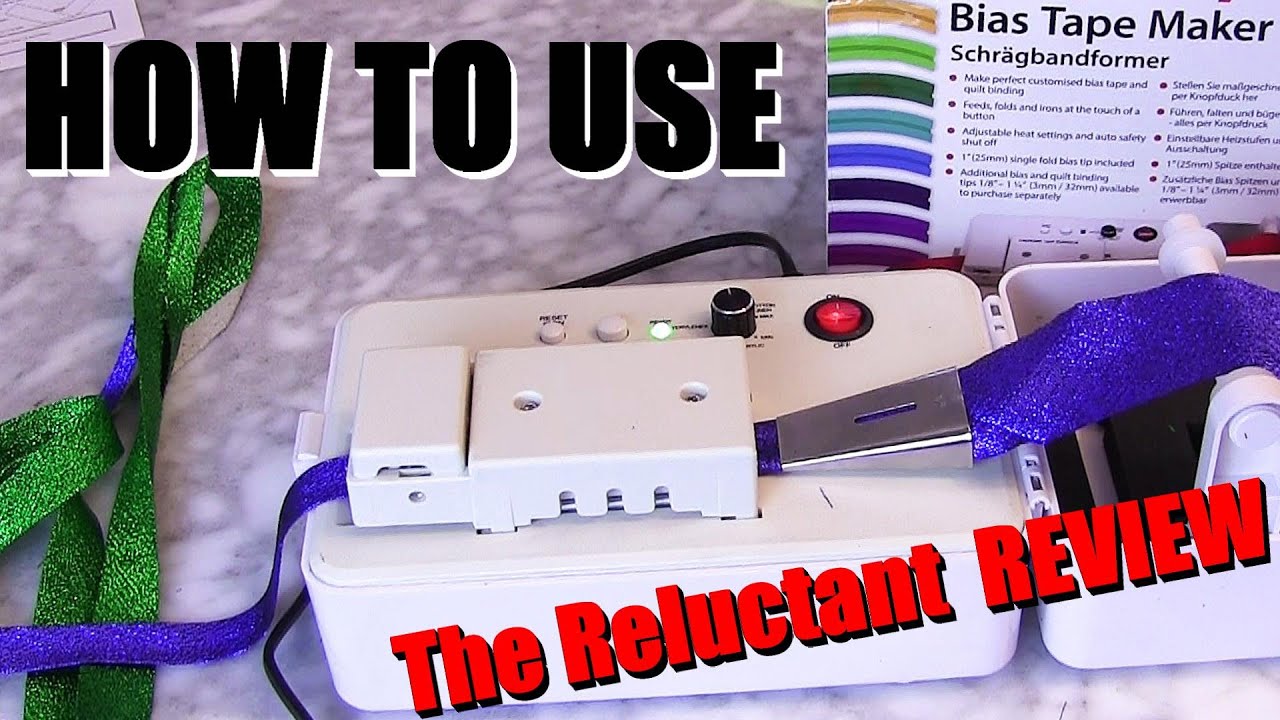 how to use bias tape maker and review