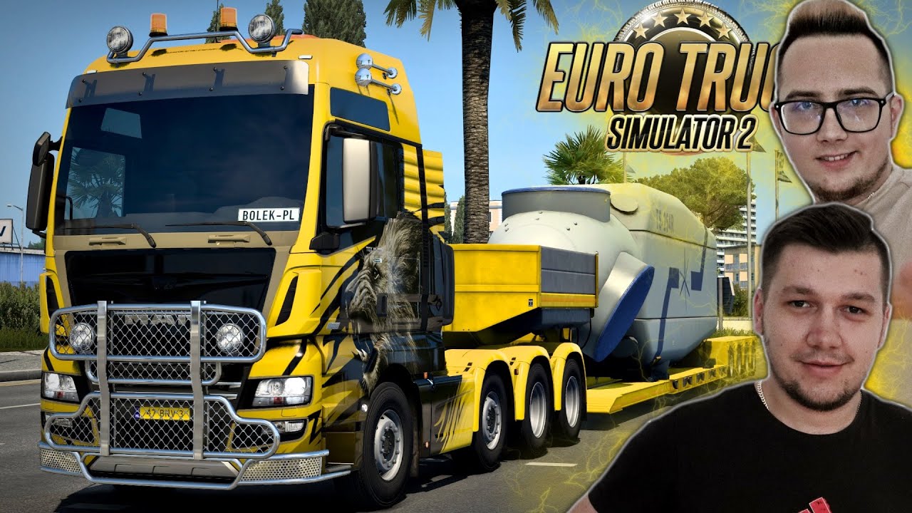 Wieziemy Turbinę Wiatrową *GABARYTY* 🤣 ETS 2 MP [KONWÓJ] 1/2 😱 MafiaSolecTeam [MST]