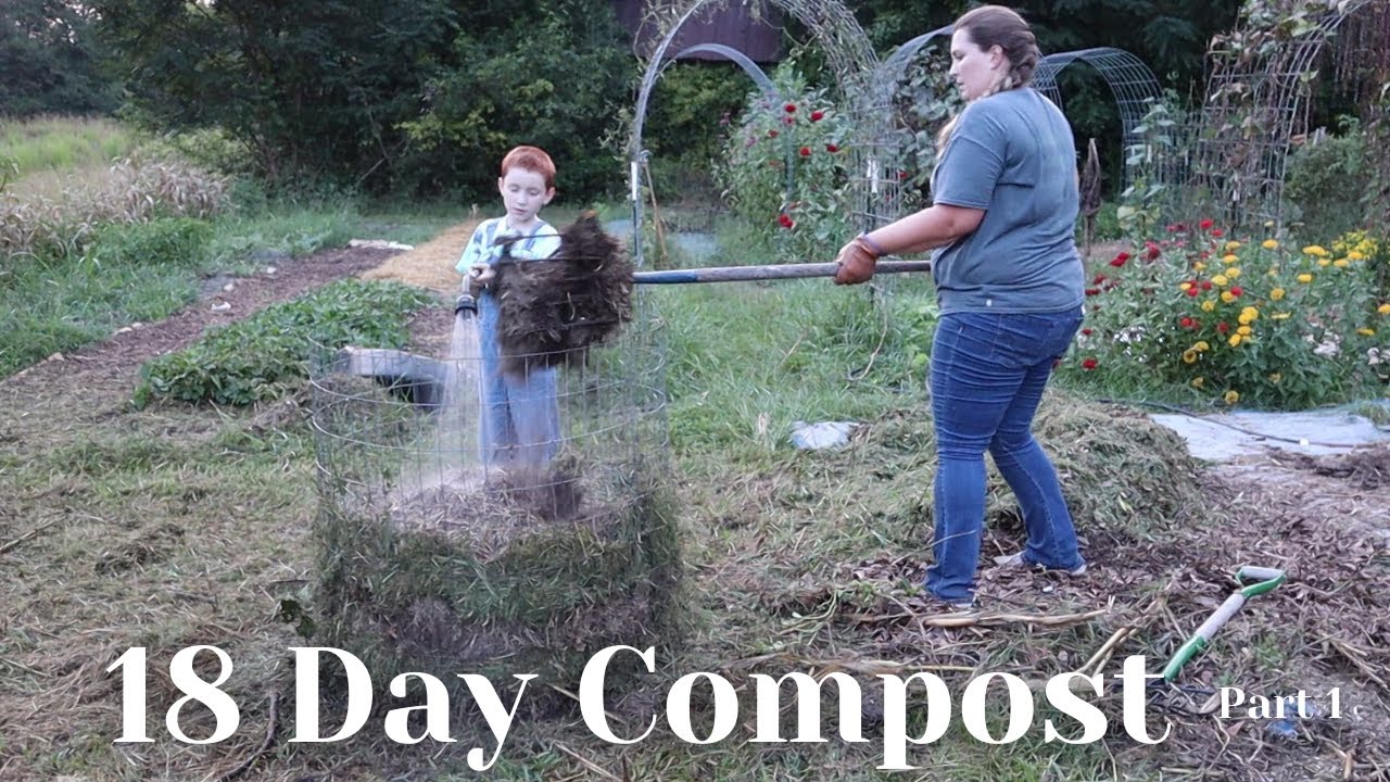 18 Day Compost - Part 1 - Building the Pile