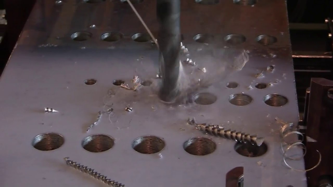 AKDRILL 1APD 1200x2400 Plate Drilling Machine   Test Video