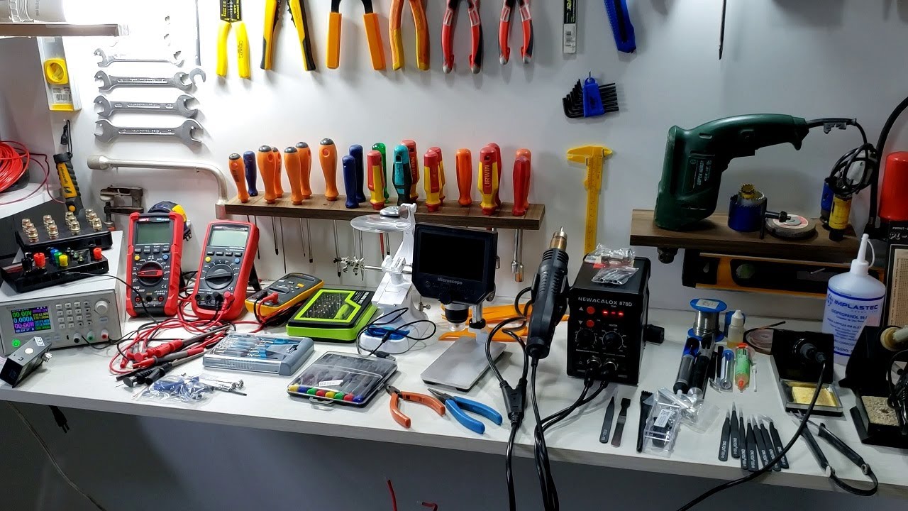 Meu laboratório de eletrônica básico