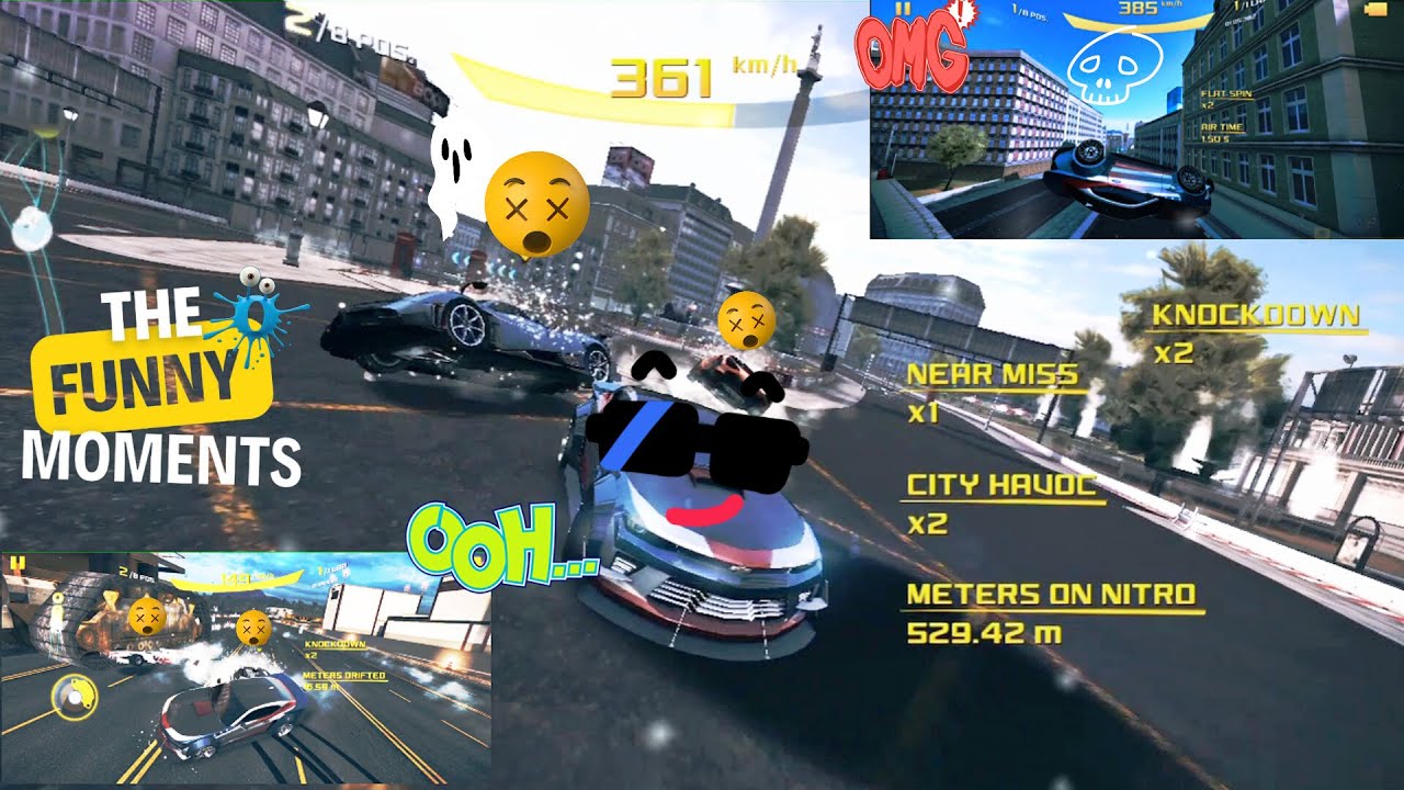 Asphalt 8 Funny Moments ( Thugs life) Part #19
